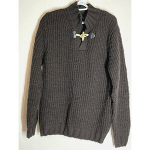 Lorenzo Magni Mens Sweater brown size L made in Italy